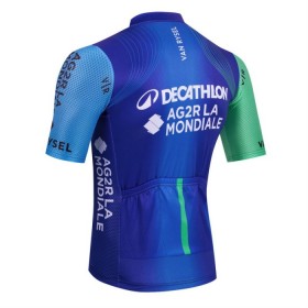 Maglia 2025 Decathlon Ag2r Manica Corta Blu